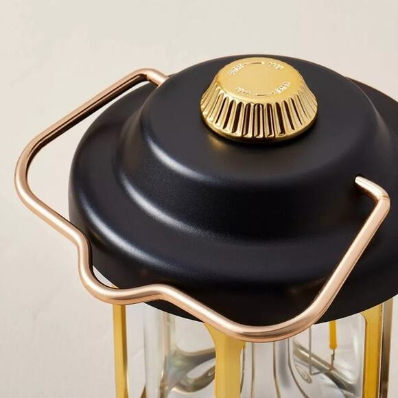 LED Lantern Black Gold - Hearth & Hand Magnolia, Target Fall 2023 - Picture 5 of 11